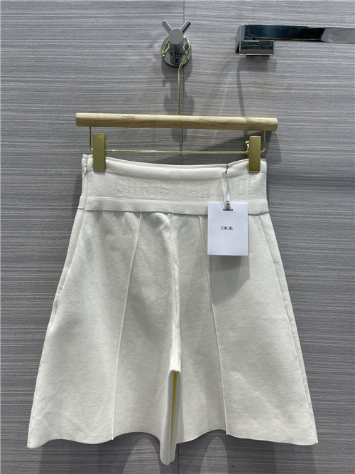 dior high waist wide leg skirt