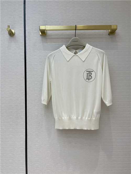 burberry short sleeve sweater