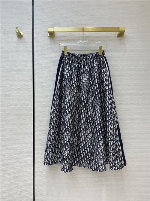 dior Oblique print skirt