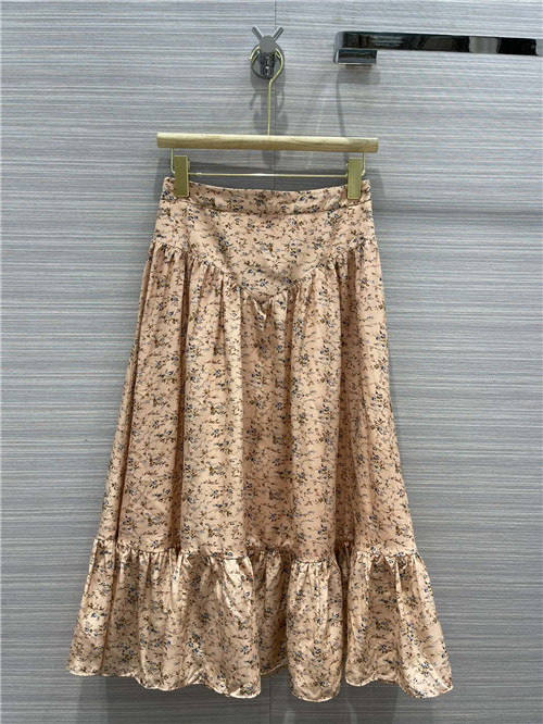 celine silk skirt