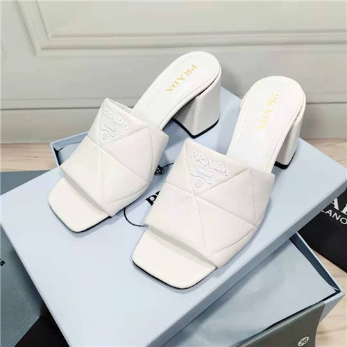 prada block heel sandals
