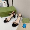 gucci block heel sandals