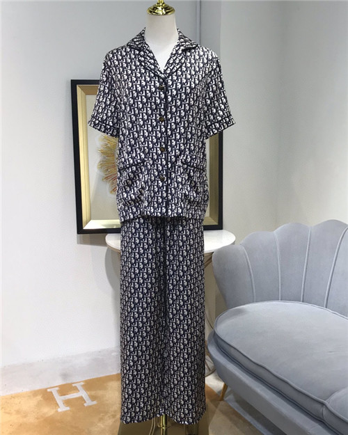 dior logo print suit