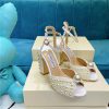 jimmy choo pearl  block heels
