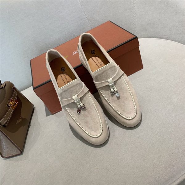 loro piana charms walk suede loafers - Image 7