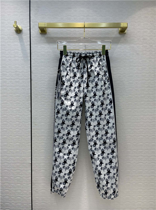 dior pentagram print pants