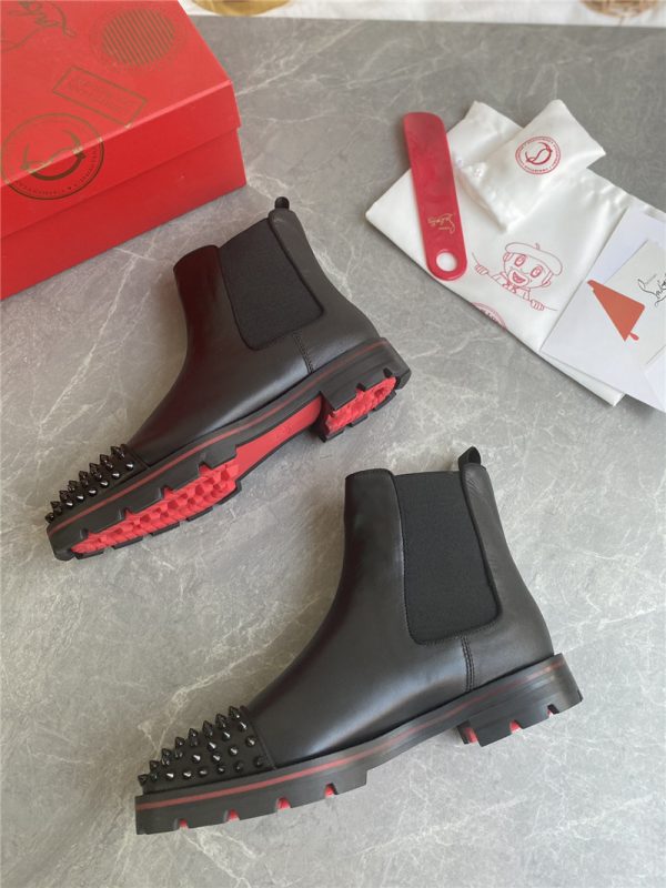 christian louboutin red bottoms boots womens - Image 4