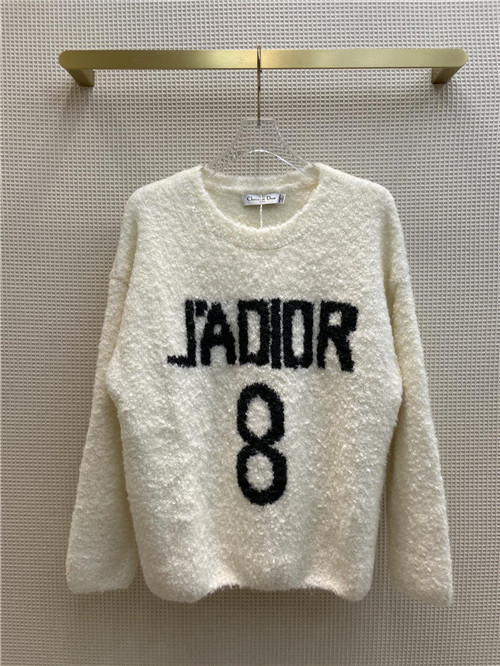 dior 8 digital jacquard lamb wool sweater