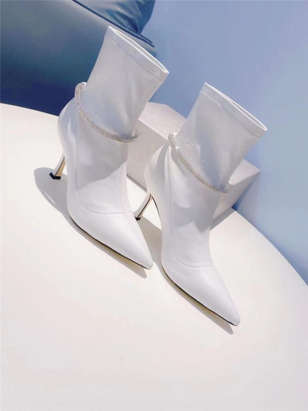 jimmy choo high heel stretch boots