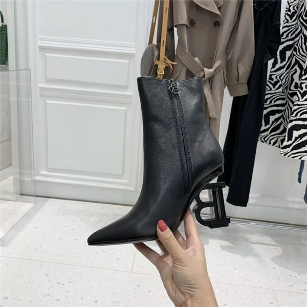 Balmain pointed toe B heel boots - Image 3