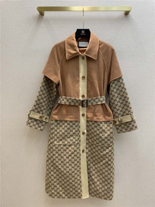 gucci gg trench coat jacket