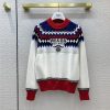 prada crew neck knitted sweater
