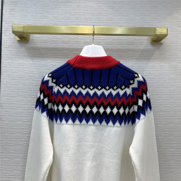 prada crew neck knitted sweater - Image 4