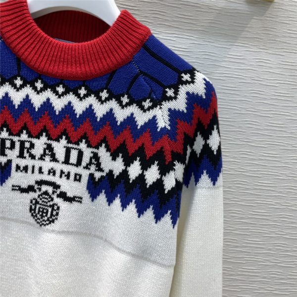 prada crew neck knitted sweater - Image 6