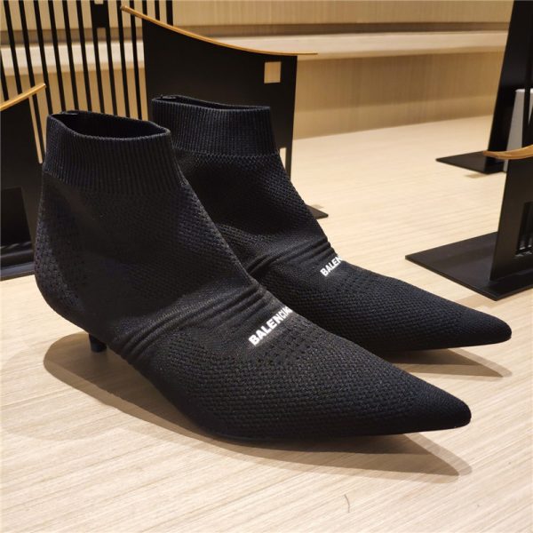 balenciaga high heel socks booties