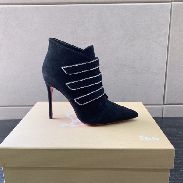 christian louboutin red bottoms high heel  boots - Image 3