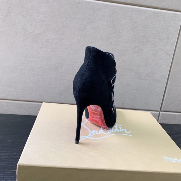 christian louboutin red bottoms high heel  boots - Image 5