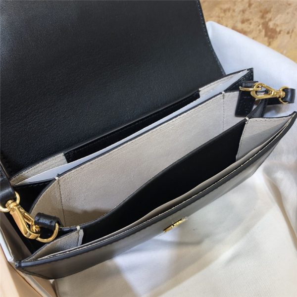 chloe drew bijou leather clutch bag black - Image 7