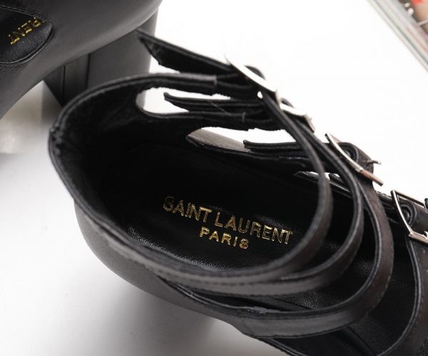 ysl roman sandals women black - Image 5